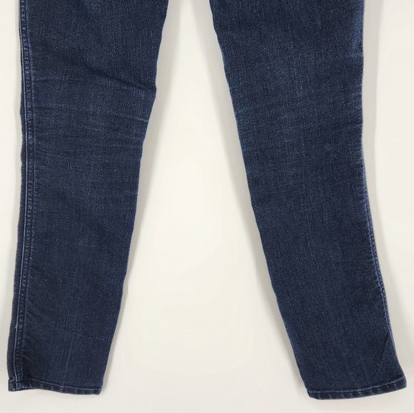 Anthropologie MiH Paris Mid-rise Cropped Slim Leg Jean Stretch Dark Wash 24 - Picture 9 of 11